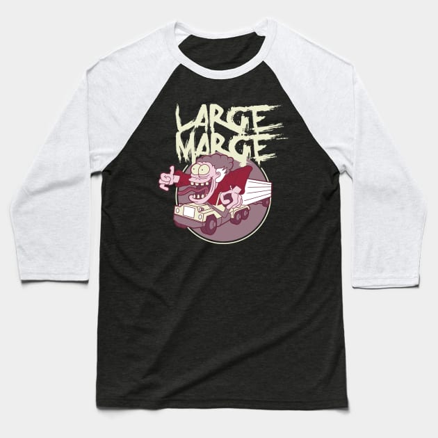 Large Marge Baseball T-Shirt by dann